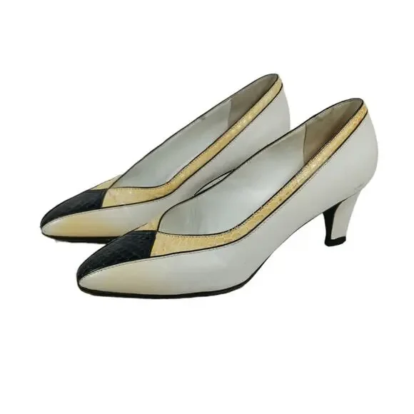 S2580 Vintage YSL Pumps size 7M - Picture 5 of 9